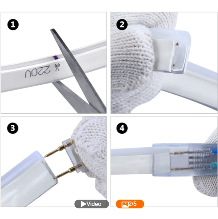 Tira LED NEÓN Flexible  - Iluminación para Setup Gaming