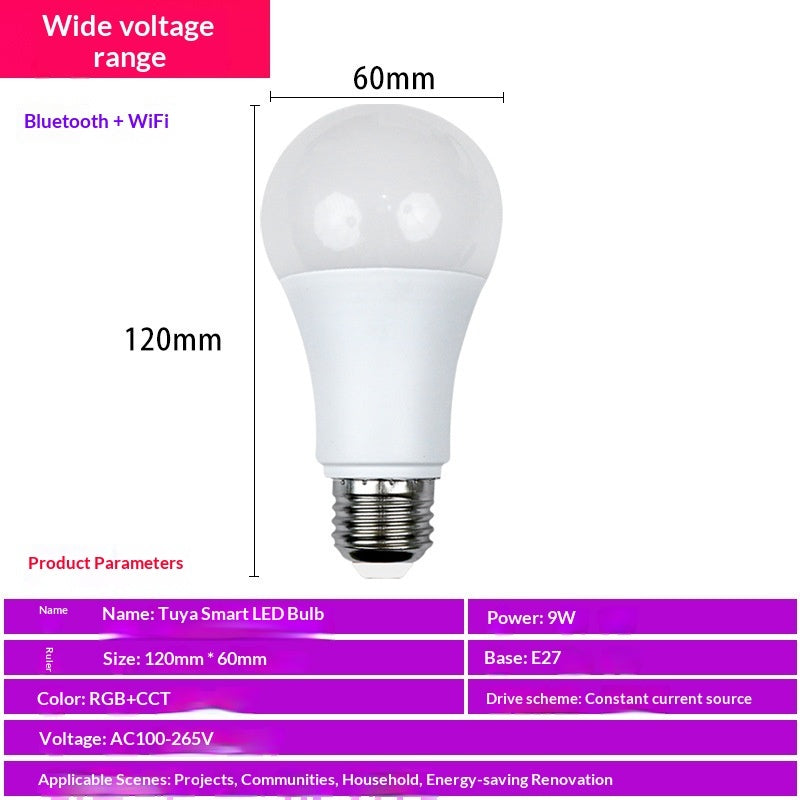 Bombilla LED  E27 Inteligente RGB con Control App – Iluminación Ambiente para Setup Gaming