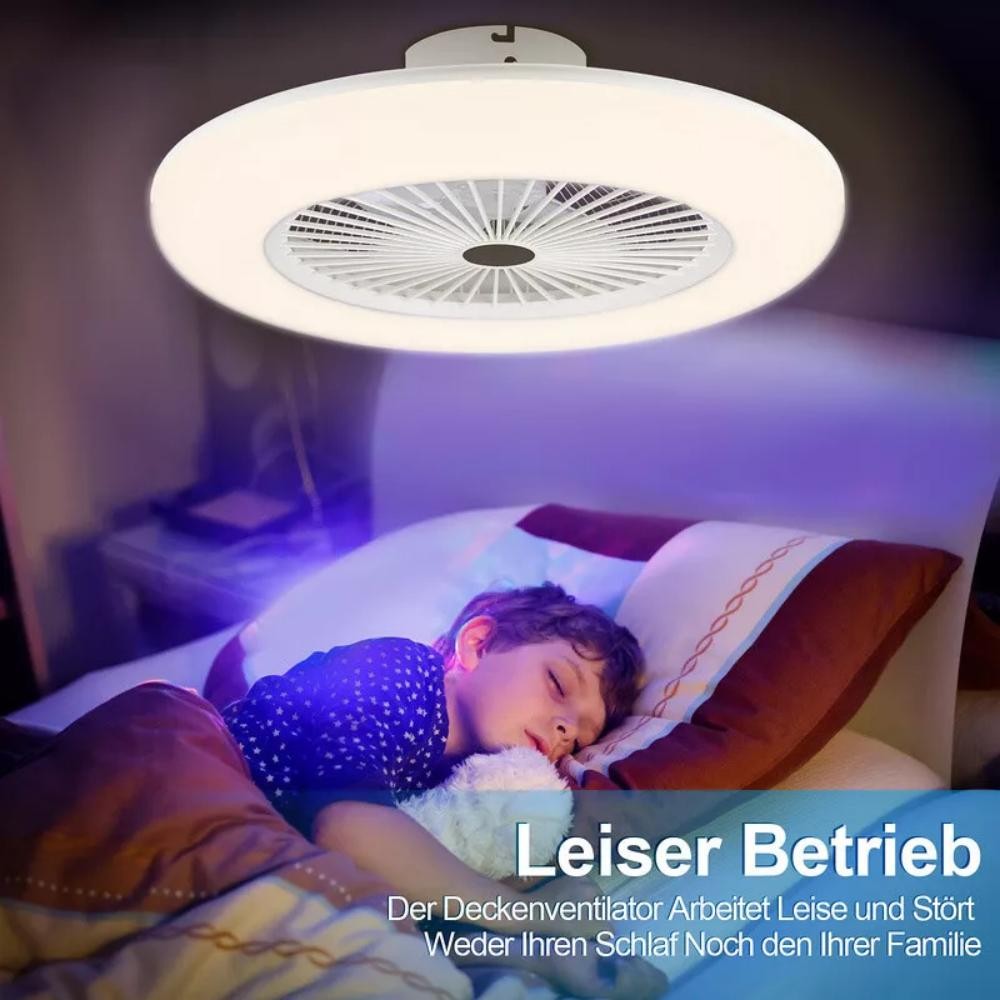 Ventilador LED Inteligente de Techo con Control Remoto | Aureon