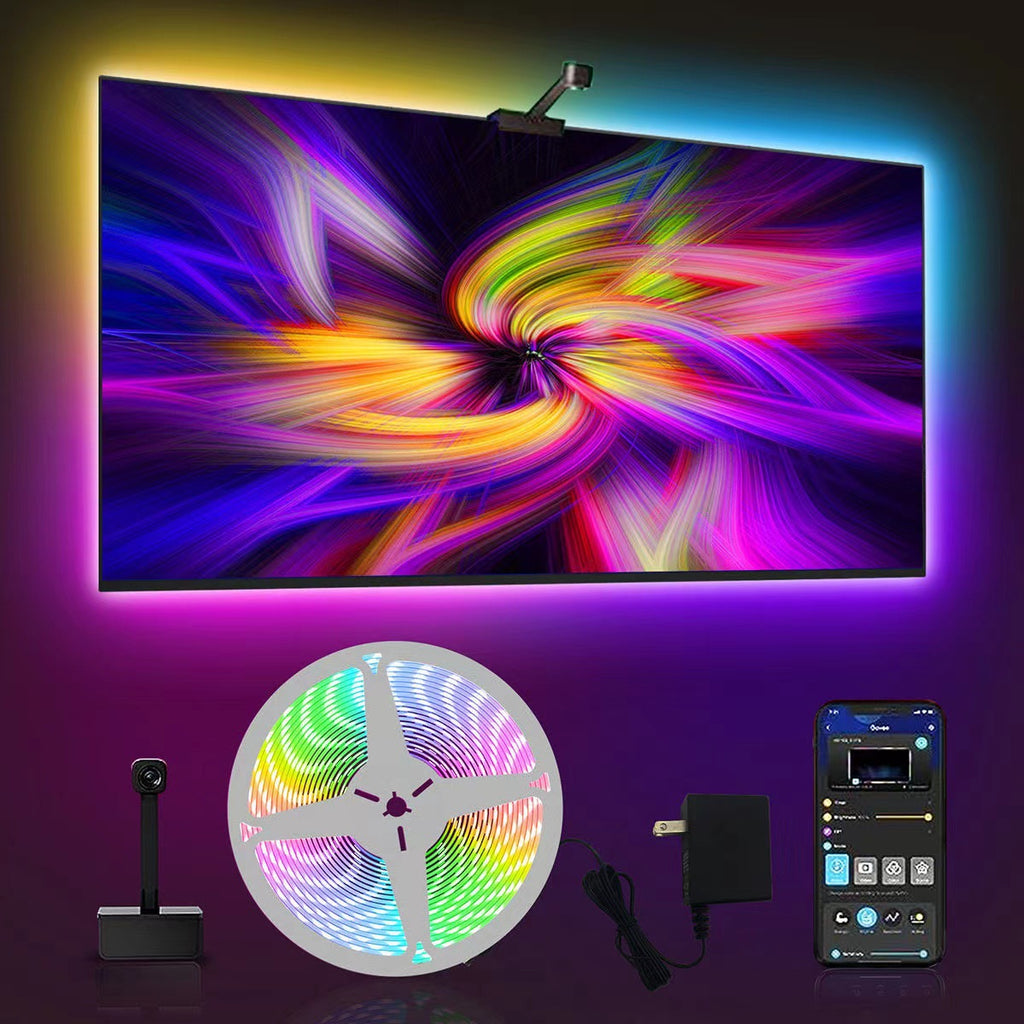 Kit LED RGB para TV con Cámara - Iluminación Ambilight Inteligente