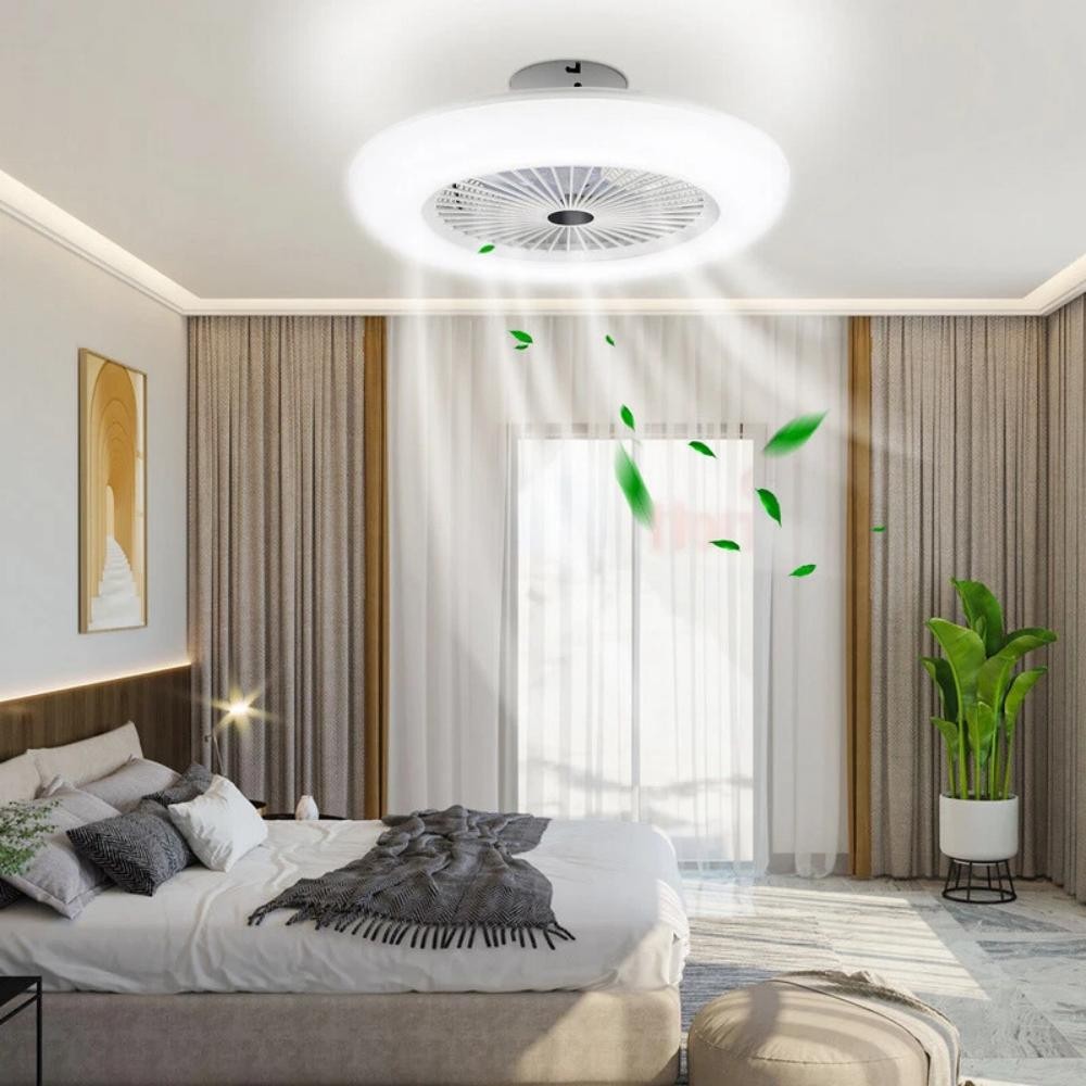 Ventilador LED Inteligente de Techo con Control Remoto | Aureon