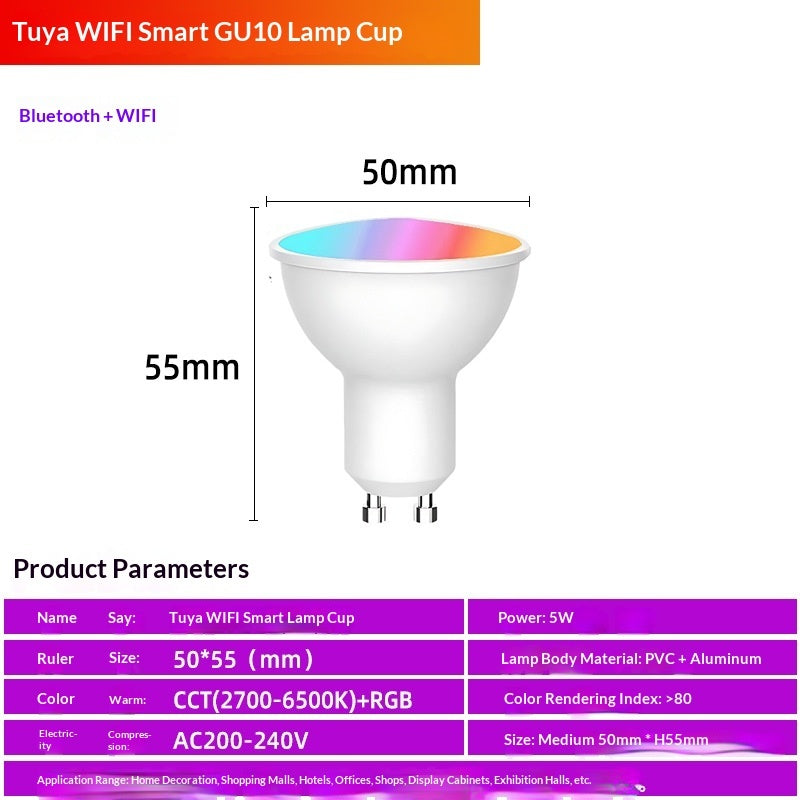 Bombilla LED  E27 Inteligente RGB con Control App – Iluminación Ambiente para Setup Gaming