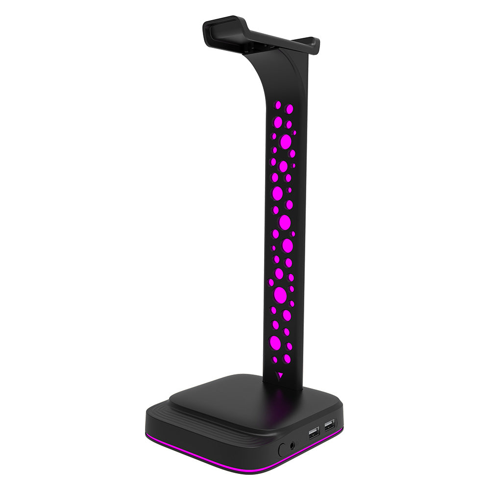 Soporte Auriculares Gaming RGB con Base Antideslizante